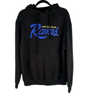 New Era Black LA Rams NFL Men's Long Sleeve Hoodie Sweatshirt Size Large